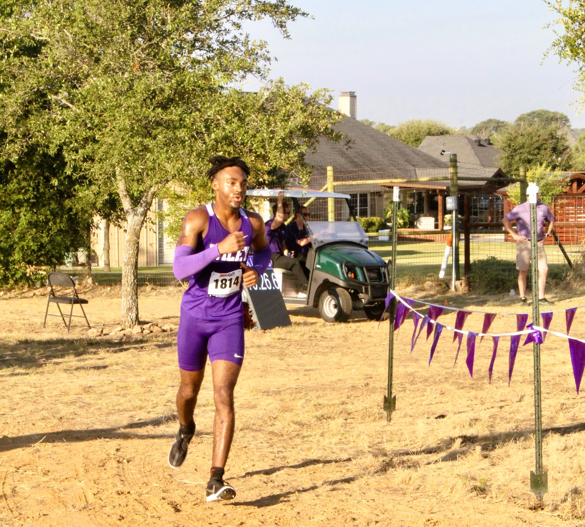 Jaden Cole ran a personal-best at last week's UT-Tyler Season Opener. (Photo by Braylon-Bell Moses).